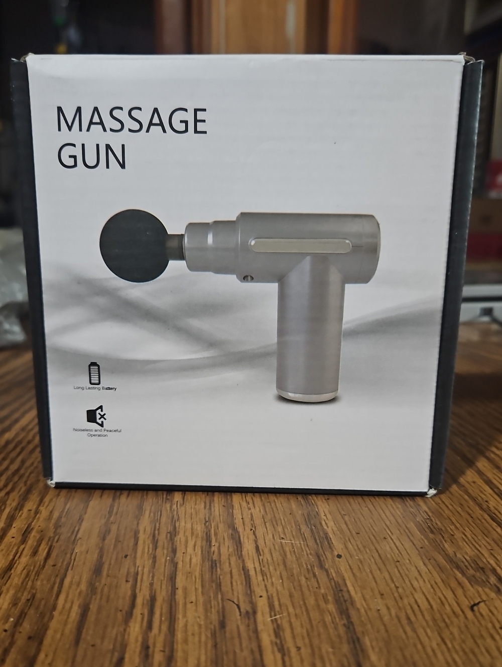 Mini Massage Gun Deep Tissue Muscle Massager Portable Pain Relief 4 Heads